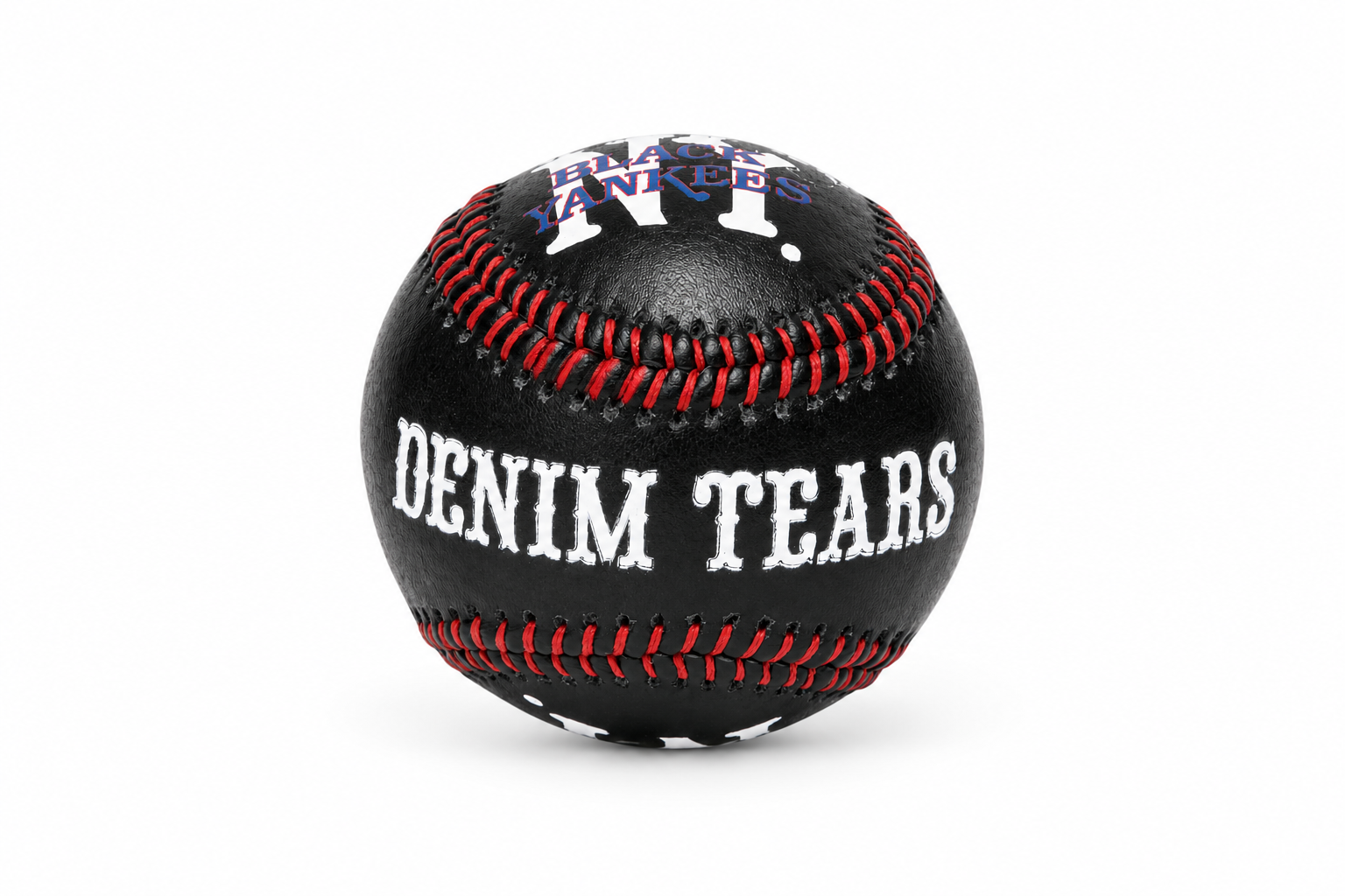 Premium Leather Custom Black Yankees Baseball