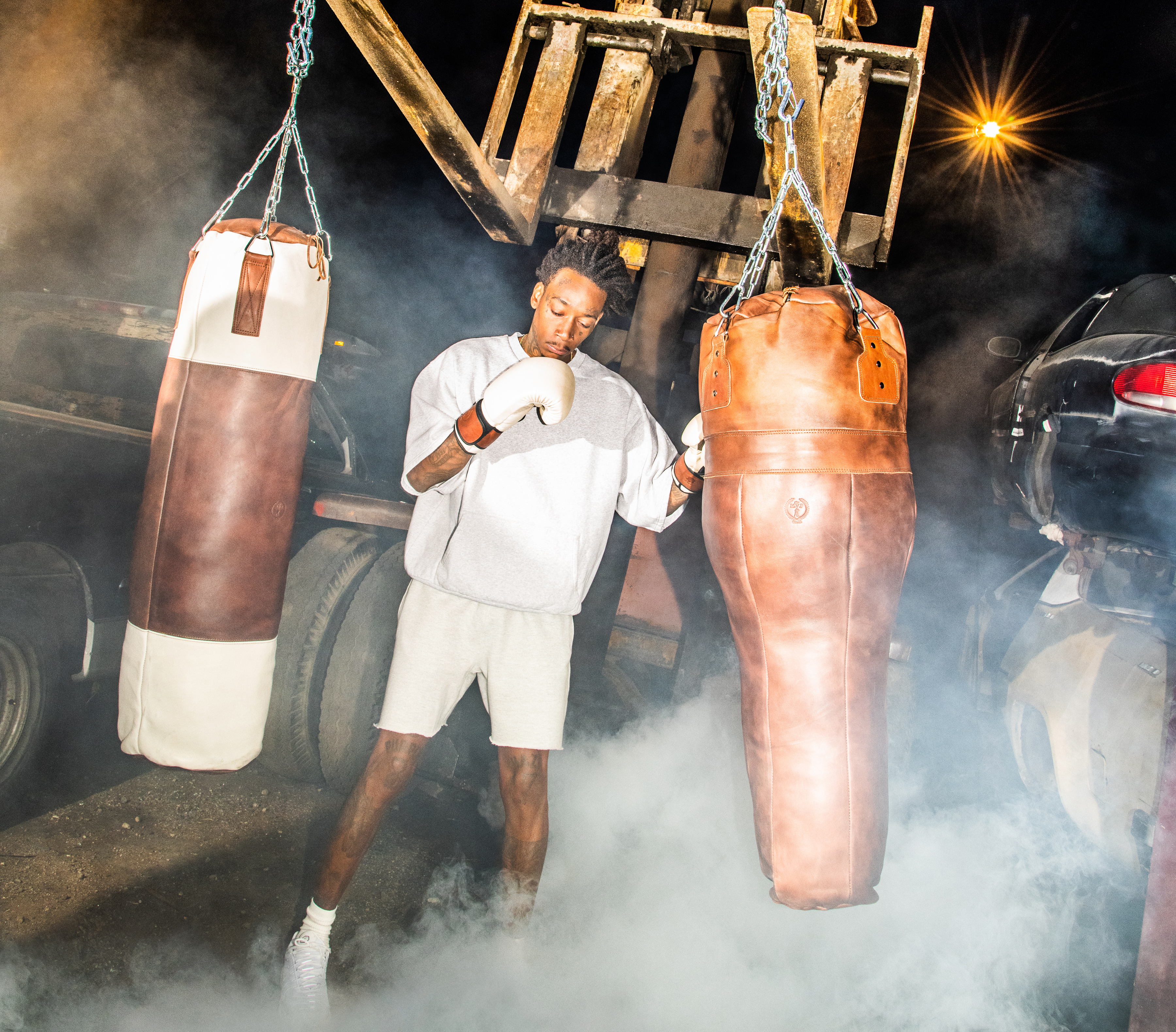 Premium Leather Punching Bags & Gloves