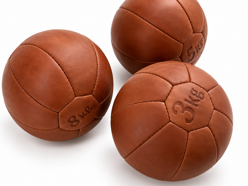 Premium Leather Medicine Balls