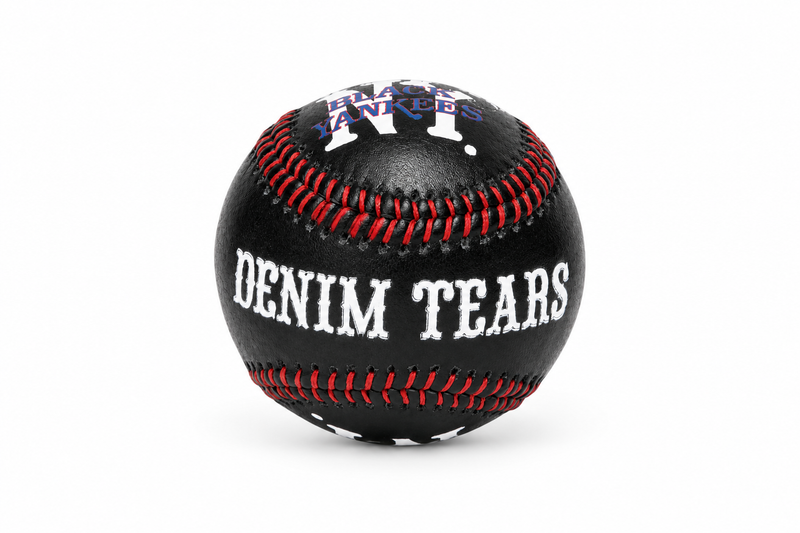 Premium Leather Custom Black Yankees Baseball