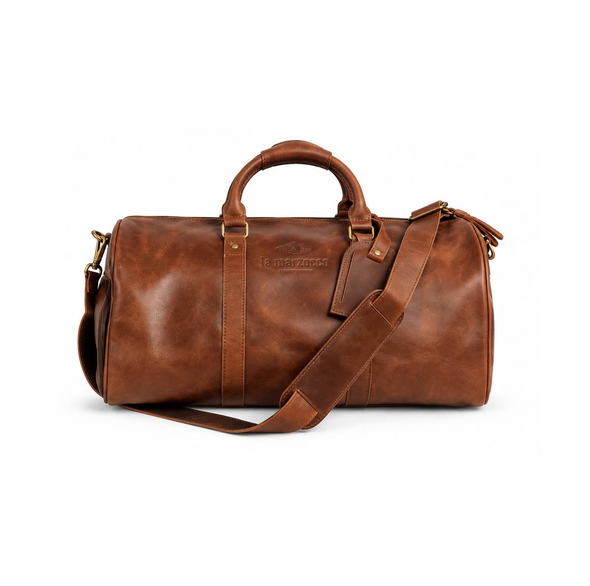 Heritage Genuine Leather Sports Duffel Bag
