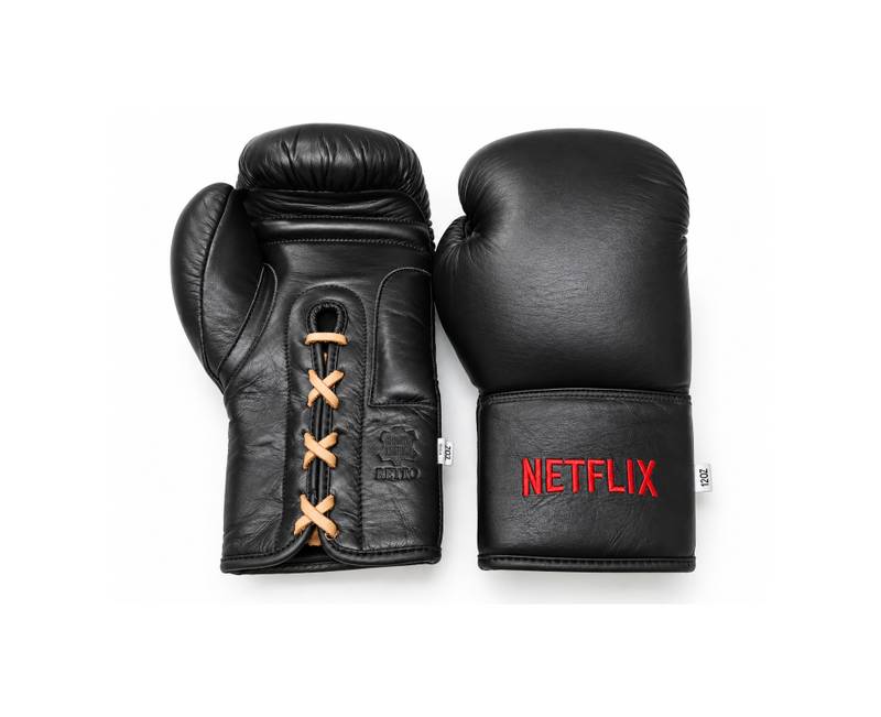 Luxury Leather Boxing Gloves for Netflix