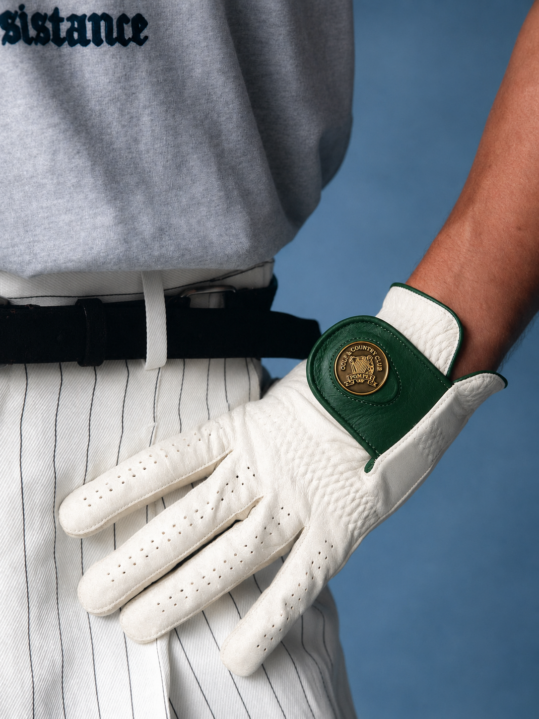 Luxury Cabretta Ball Marker Golf Gloves